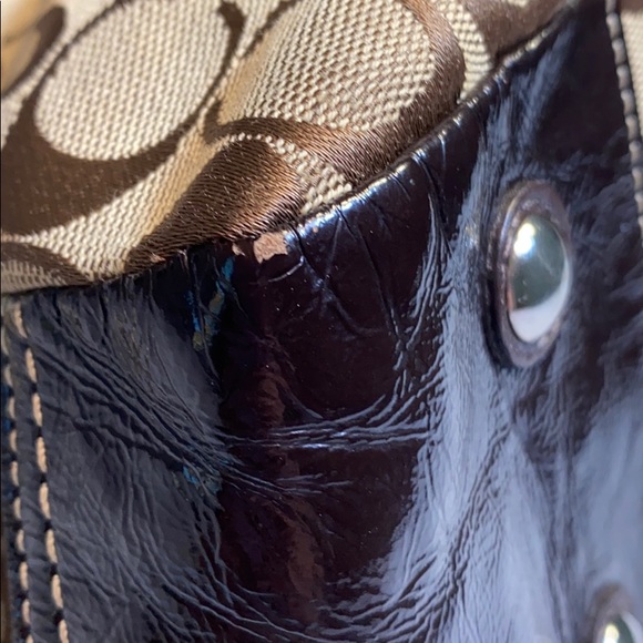 WHAT A FIND!! Coach brown canvas handbag!! - Picture 5 of 16